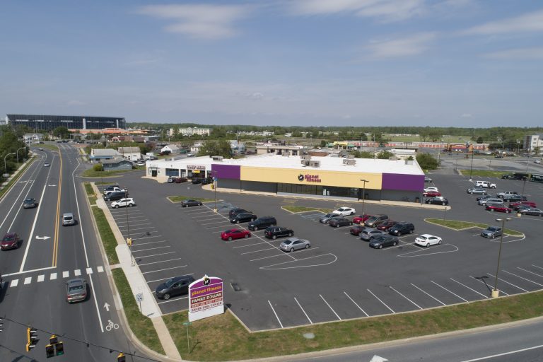 Aerial View of Fitness in Dover, DE Commercial Real Estate