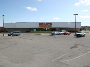 Big Lots store and parking lot