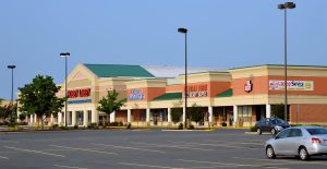 HObby Lobby shopping center with stores