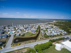 oceanside community of houses